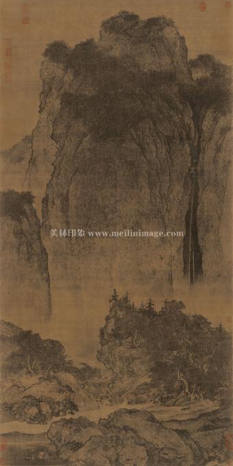 范宽-溪山行旅图-103X206cm