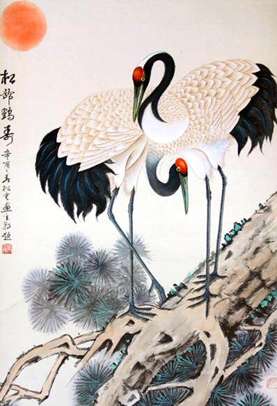 供应高仿松龄鹤寿,中国画字打印,工笔画印刷动物画,红日宣纸国画,年画复制丝绸卷轴画定做 供应高仿松龄鹤寿,中国画字打印,工笔画印刷动物画,红日宣纸国画,年画复制丝绸卷轴画定做